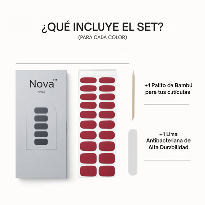 Novanails™ | Uñas de Gel con Acabado UV Sin daño