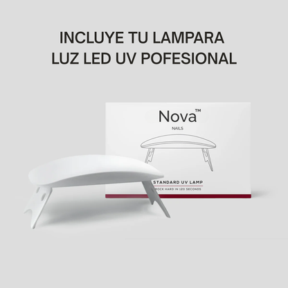 Novanails™ | Uñas de Gel con Acabado UV Sin daño