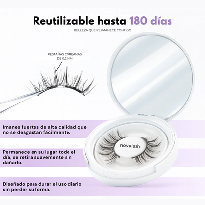 Pestañas Magnéticas Reutilizables | novalash™